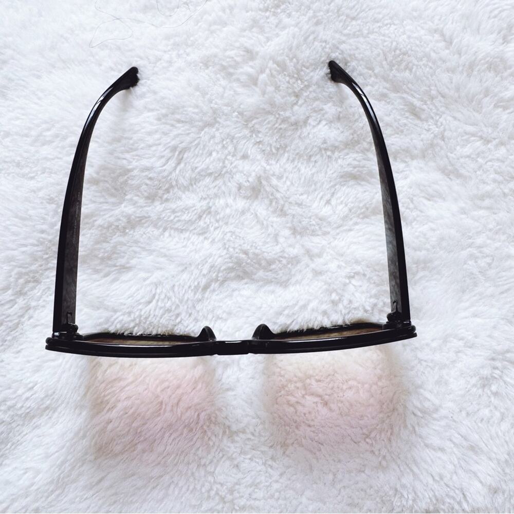 Abby Black & Pink Square Frame Sunglasses - Picture 4 of 10